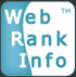 bannière de web rank info